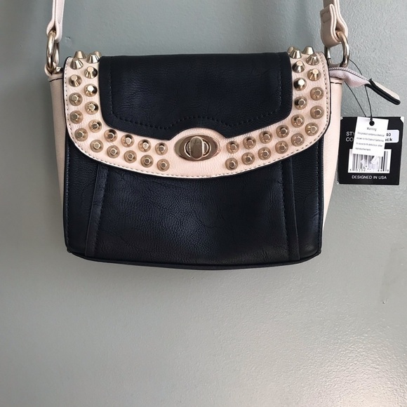 New with tags studded black crossbody - Picture 4 of 6
